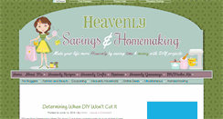 Desktop Screenshot of heavenlysavings.net